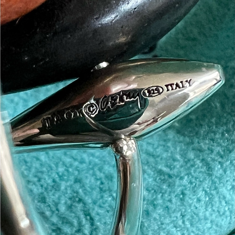 🌸🌸 Authentic Tiffany & Co. RARE Frank Gehry Fish Ring - Picture 14 of 16
